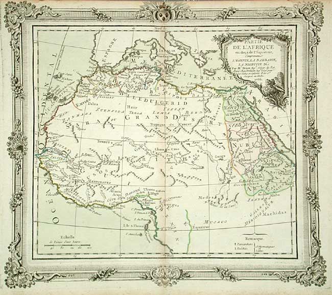 Partie de l' Afrique en deca de l' Equateur Comprenau l' Egypte, la Barbarie, la Nigritie &c.