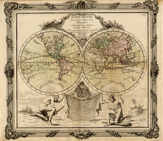 Mappe-Monde Dressee pour l' Etude de la Geographie