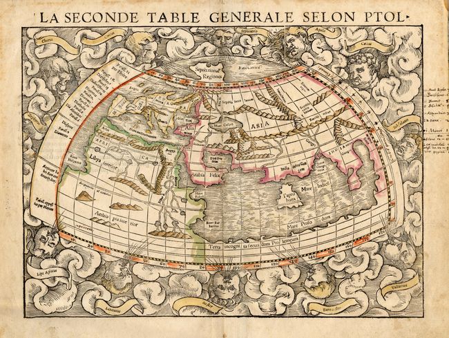 La Seconde Table Generale Selon Ptol.