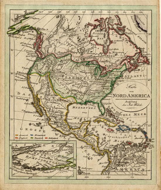 Karte von Nord America