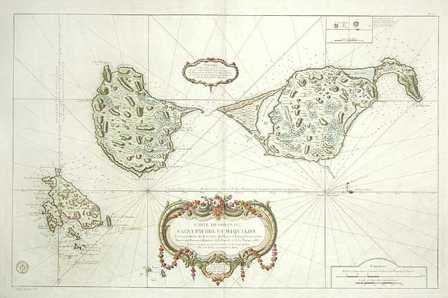 Carte des Isles de Saint Pierre et Minquelon