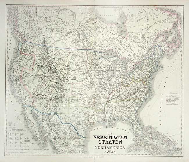 Die Vereinigten Staaten von Nord America nebst Canada