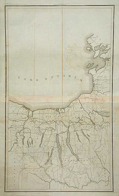 Map of the Country embracing the Several Routes examined with a view to a National Road from Washington to Lake Ontario