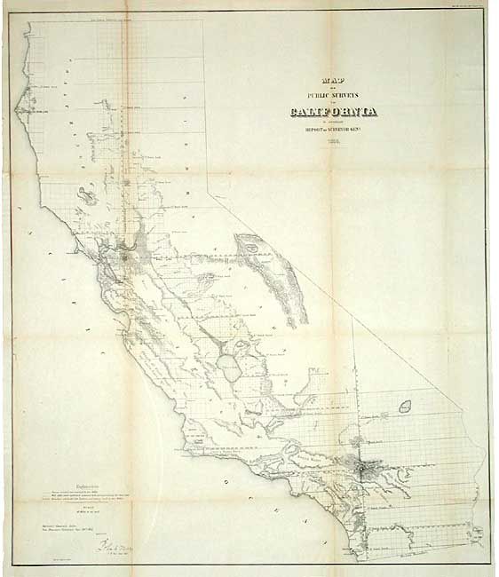 Map of Public Surveys in California