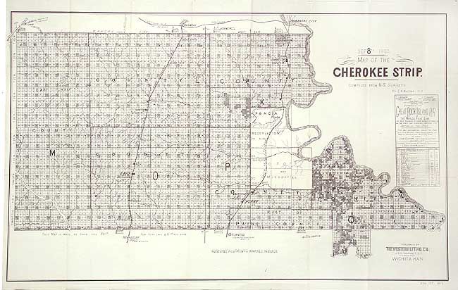 Map of the Cherokee Strip