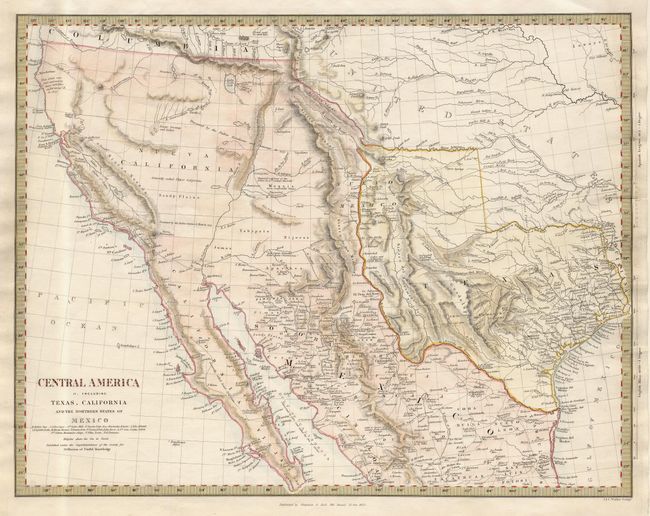 Central America II, Including Texas, California and the Northern States of Mexico