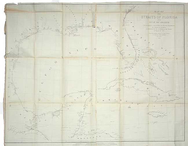 Map of the Straits of Florida and Gulf of Mexico