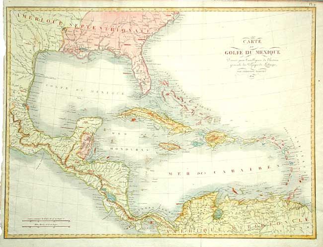 Carte du Golfe du Mexique