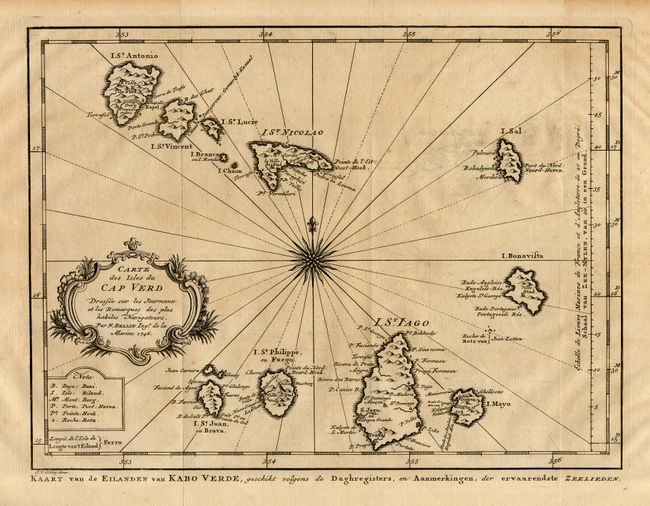 Carte des Isles du Cap Verd