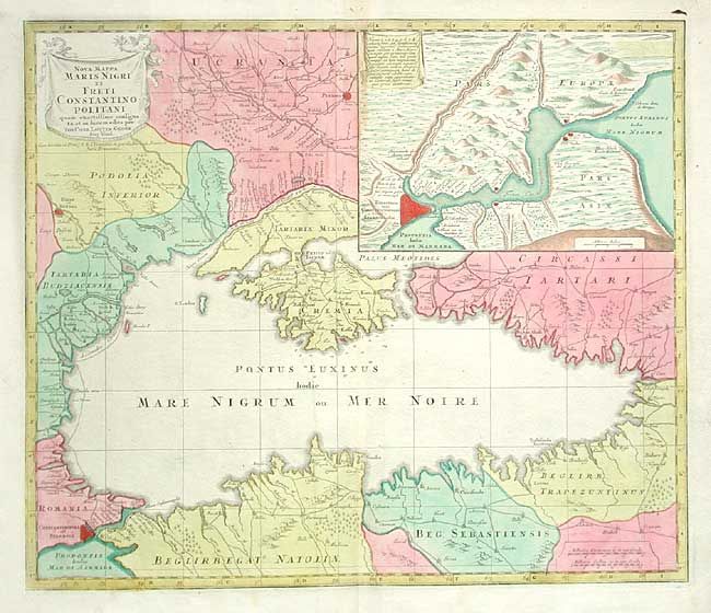 Nova Mappa Maris Nigri et Freti Constantino Politani