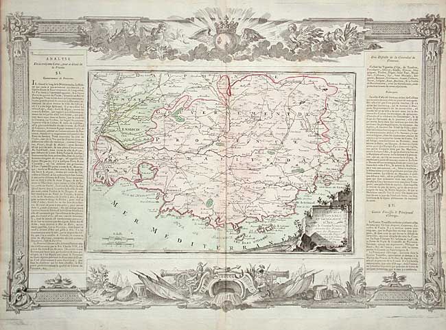 Gouvernement de Provence, et Generalite d' Aix avec le Comtat Venaisein