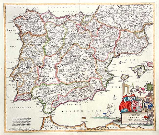 Accuratissima Totius Regni Hispaniae Portugalliae