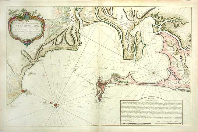 Carte Hydrographique de la Baye de Cadix