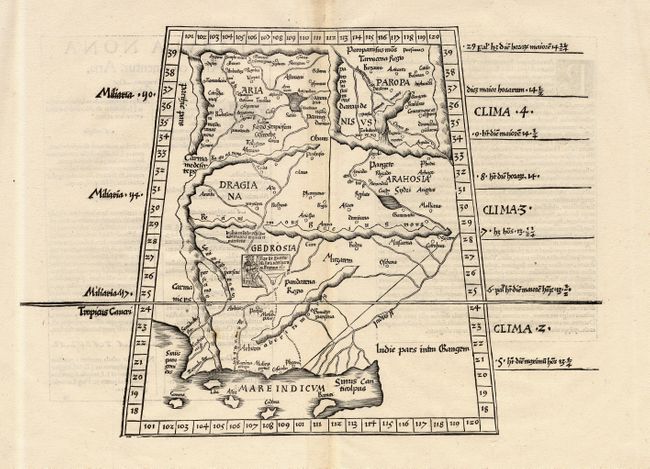 [Tabula Nona Asiae continentur, Aria, Paropanisadae, Drangiana, Arachosia, & Gedrosia]