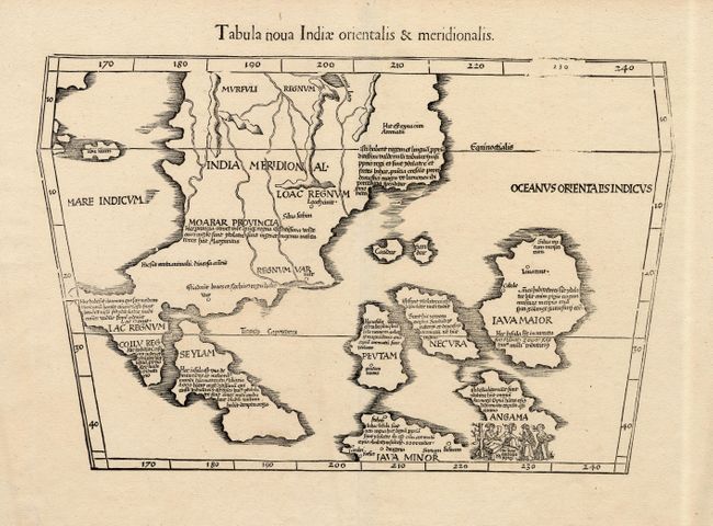 Tabula nova Indiae orientalis & meridionalis