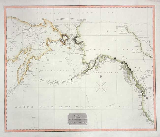 Chart of the Northern Passage between Asia & America