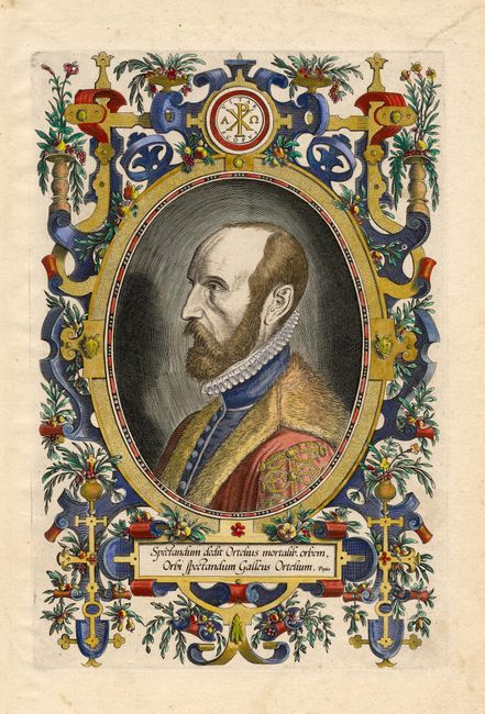 Spectandum dedit Ortelius mortalib. orbem, Orbi Spectandum Galleus Ortelium