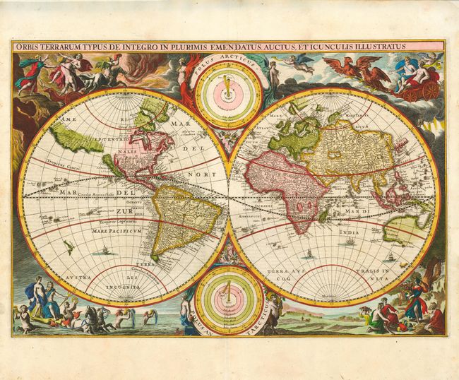 Orbis Terrarum Typus de Integro in Plurimis Emendatus, Auctus, et Icunculis Illustratus