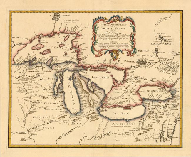 Partie Occidentale de la Nouvelle France ou du Canada