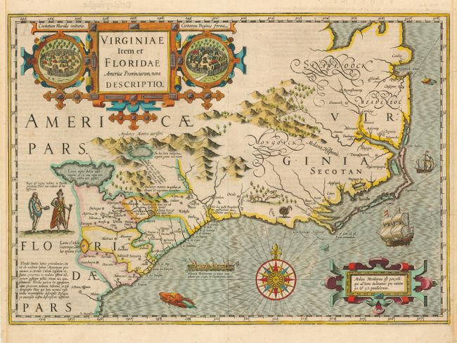 Virginiae Item et Floridae Americae Provinciarum, nova Descriptio