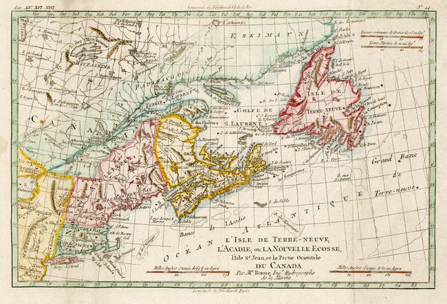 L'Isle de Terre-Neuve, l'Acadie, on la Nouvelle Ecosse, I'Isle St. Jean, et la partie Orientale du Canada
