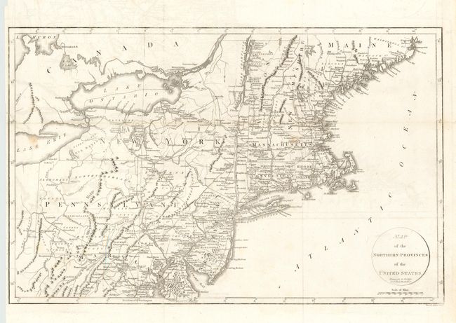 Map of the Northern Provinces of the United States