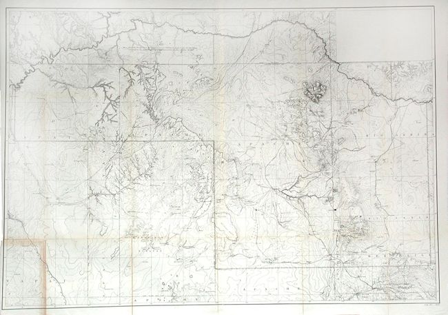 [Map of the Navajo Reservation, Arizona and New Mexico]