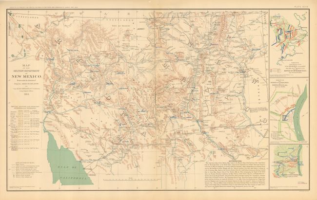 Map of the Military Department of New Mexico