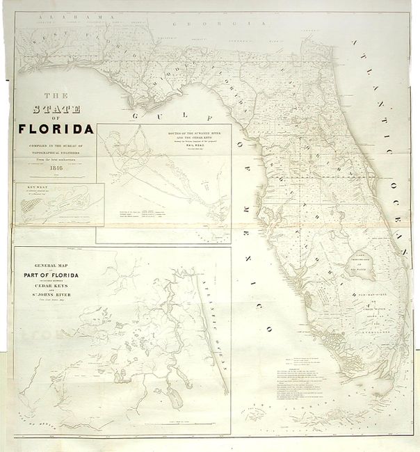 The State of Florida Compiled in Bureau of Topographical Engineers From the best authorities