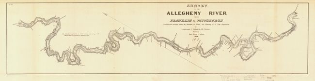 Survey of the Allegheny River from Franklin to Pittsburgh No. 1 & No. 2