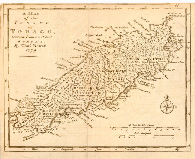 A Map of the Island of Tobago, Drawn from an Actual Survey