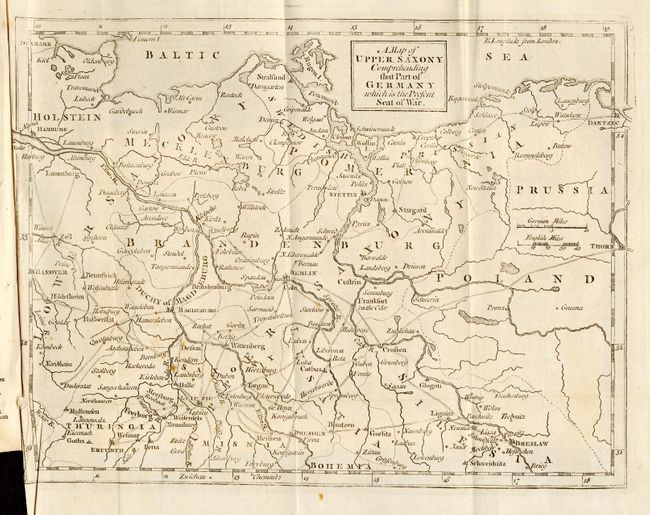 A Map of Upper Saxony Comprehending that part of Germany which is the Present Seat of War