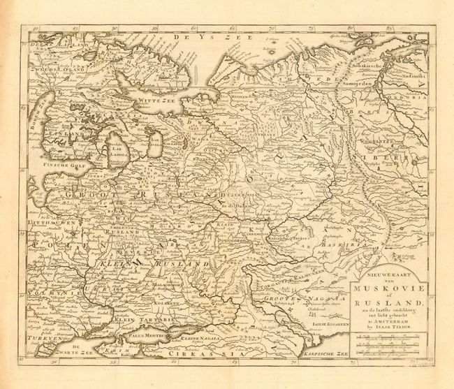 Nieuwe Kaart van Muskovie of Rusland