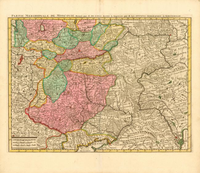 Partie Meridionale de Moscovie Dressee par G. de l' Isle