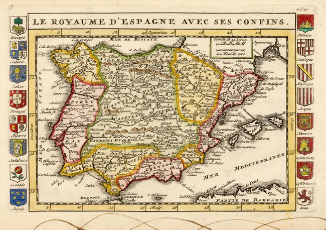 Le Royaume d' Espagne avec ses Confins