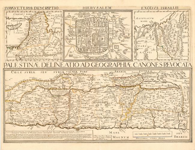 Palestinae Delineatio Ad Geographiae Canones Revocata