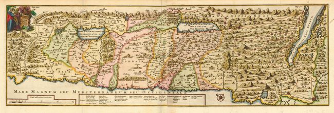 Tabula Geographica Terrae Sanctae Auctore J. Bonfrerio