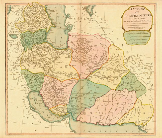 A New Map of the Empire of Persia