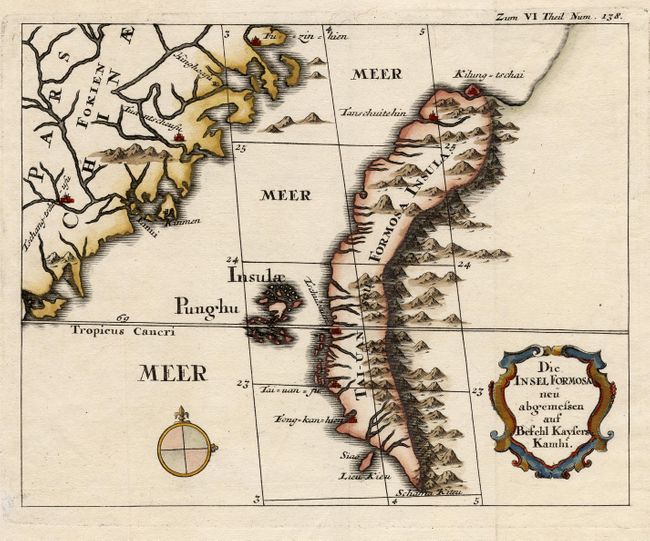 Die Insel Formosa neu abgemessen aus Besehl Kaysers Kamhi