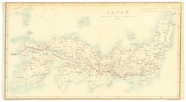 Japan, reduced from a Japanese Map.