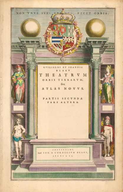 Theatrum Orbis Terrarum, sive Atlas Novus Partis Secundae pars Altera