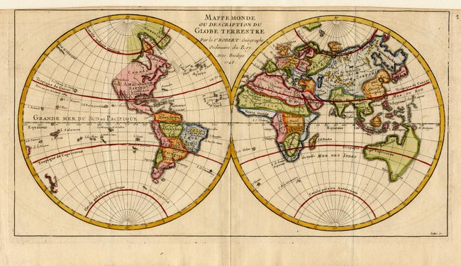 Mappemonde ou Description du Globe Terrestre