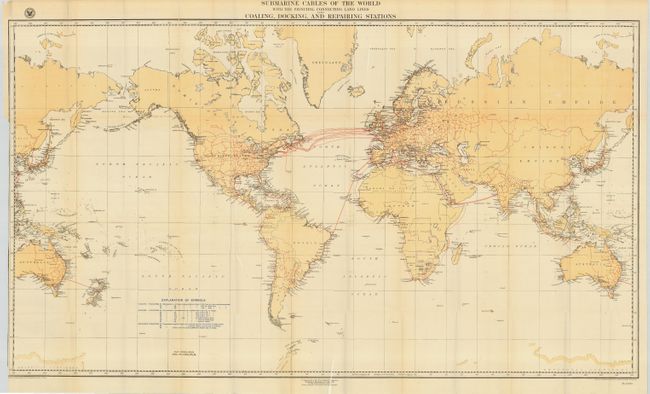 Submarine Cables of the World with the Principal Connections and lines Also Coaling, Docking and Repair Stations