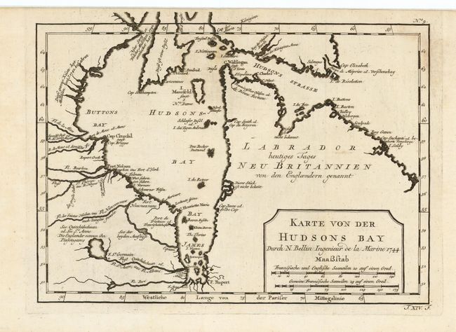 Karte von der Hudsons Bay