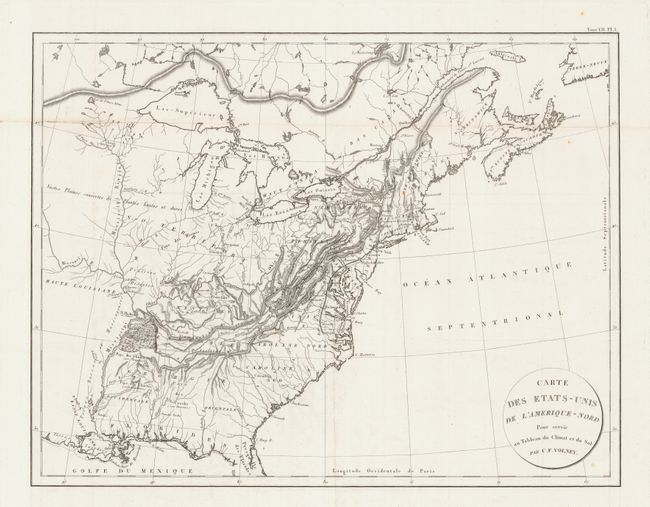 Carte des Etats-Unis de l' Amerique-Nord