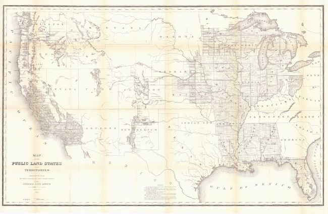 Map of the Public Land States and Territories constructed from The Public Surveys and other official sources in the General Land Office