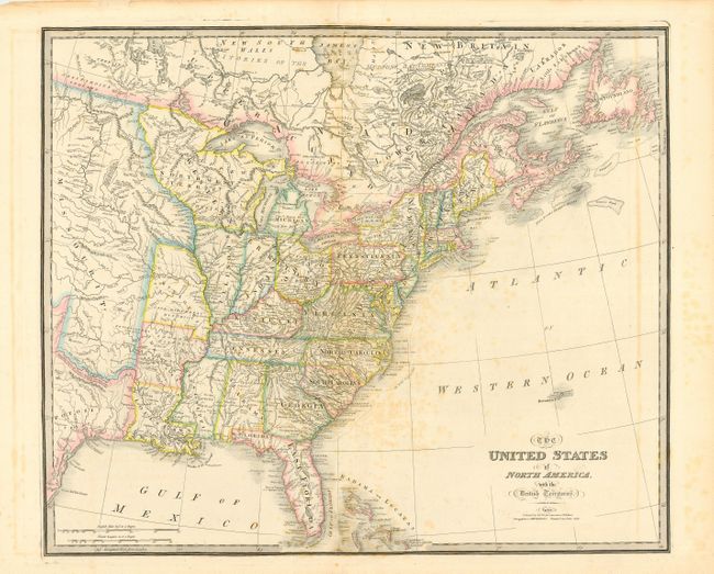 The United States of North America with the British Territories