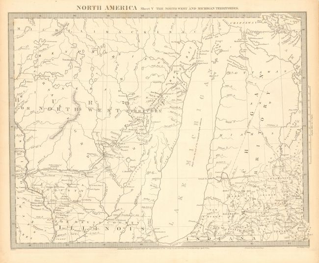 North America Sheet V The Northwest and Michigan Territories