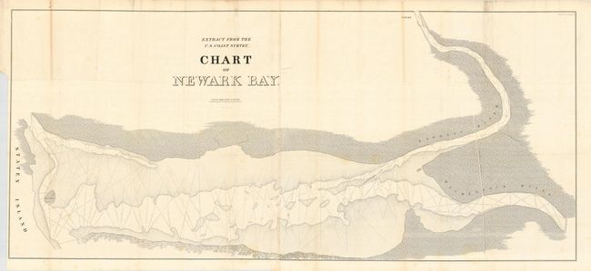 Extract from the U.S. Coast Survey Chart of Newark Bay