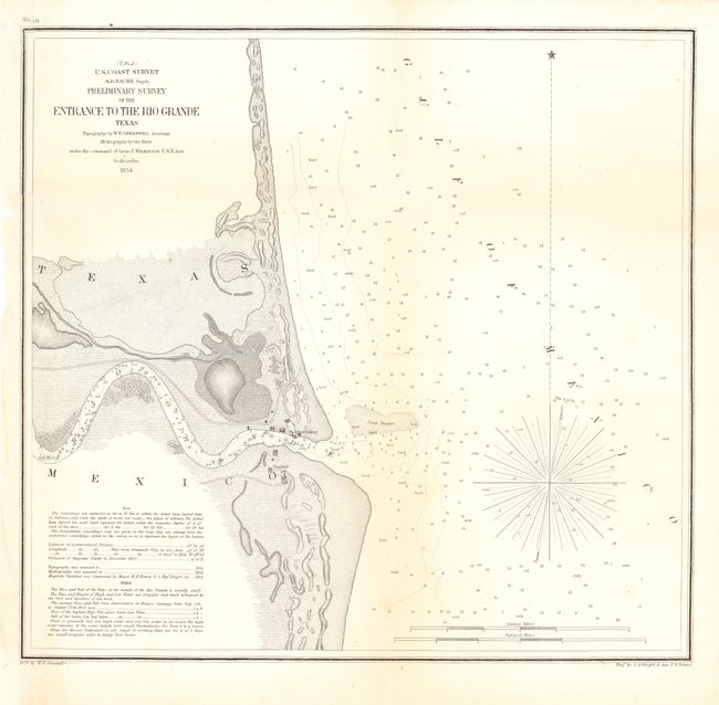 Preliminary Survey of the Entrance to the Rio Grande Texas